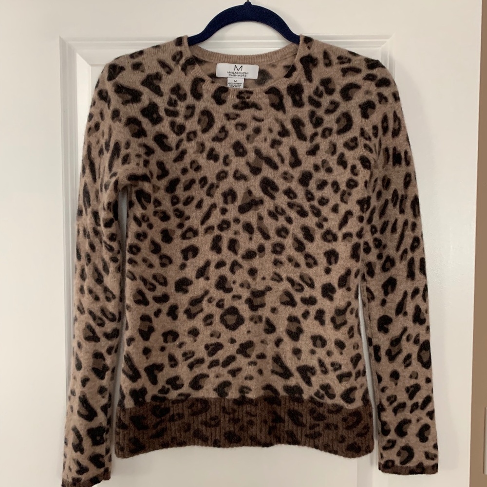 Leopard Cashmere Sweater